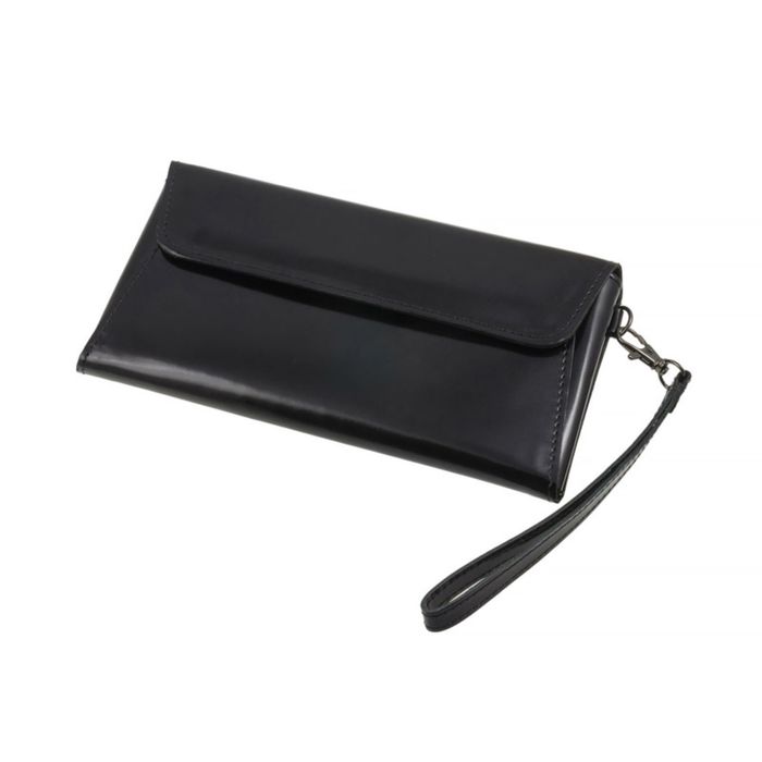 Портмоне мужское, для документов, отдел для купюр, для монет, для кредитных карт, цвет чёрный