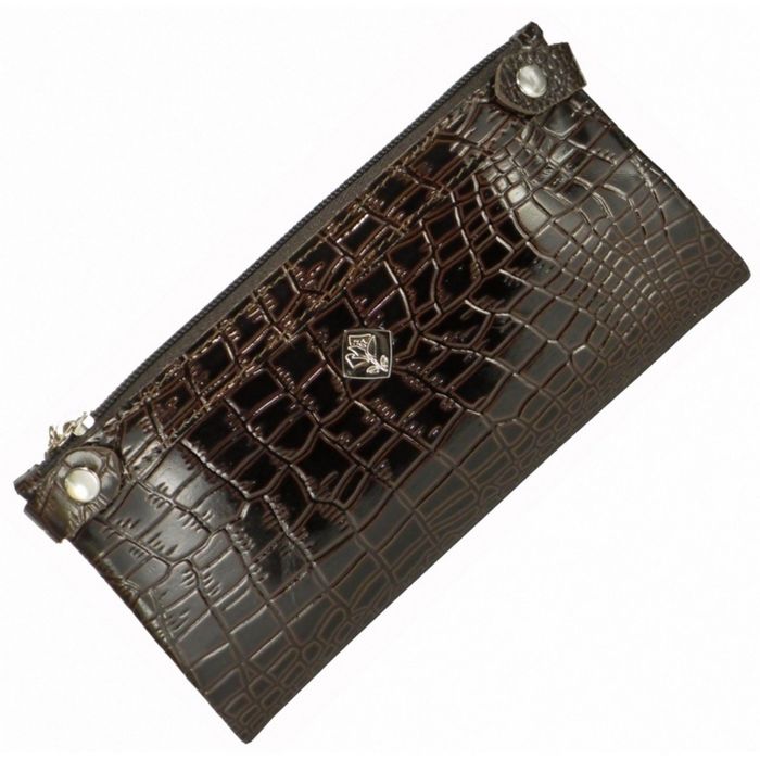 Кошелёк женский, 2 отдела для купюр, для монет, для кредитных карт, цвет бордовый