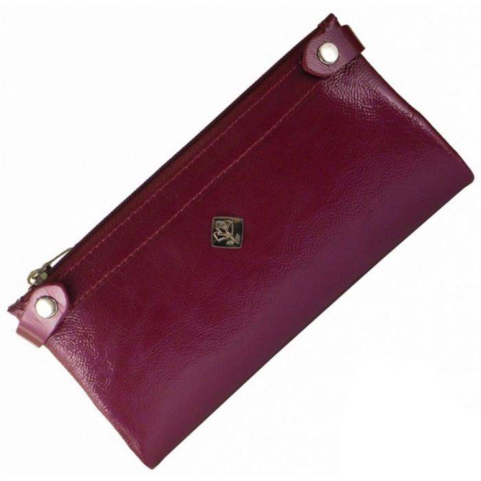 Кошелёк женский, 2 отдела для купюр, для монет, для кредитных карт, цвет фиолетовый