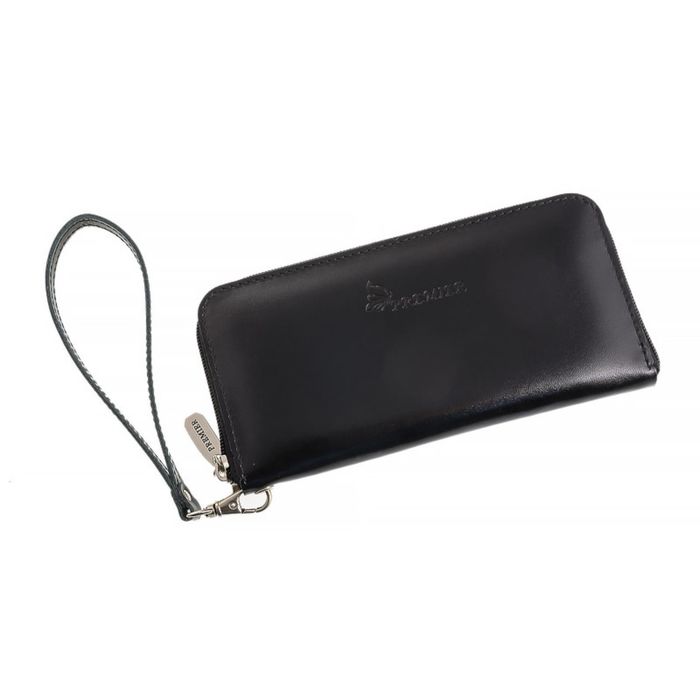 Кошелёк женский на молнии, 3 отдела для купюр, для монет, для кредитных карт, цвет чёрный