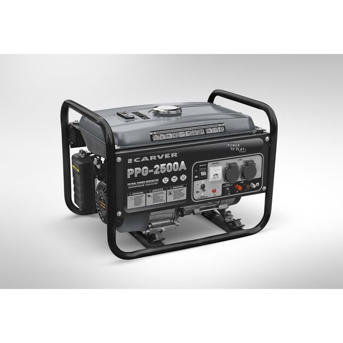 Генератор CARVER PPG- 2500А,бенз., 2.12.3кВт, 220В, бак 15л