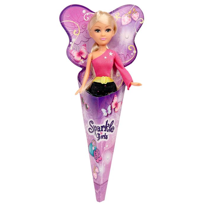 Кукла-модница в рожке "Sparkle Girlz", МИКС