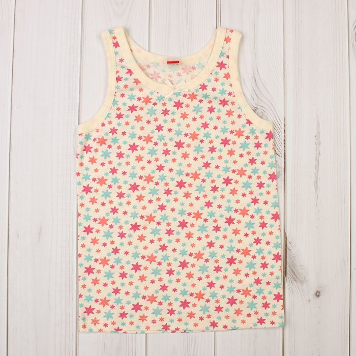 Майка для девочки, рост 92 см, цвет экрю