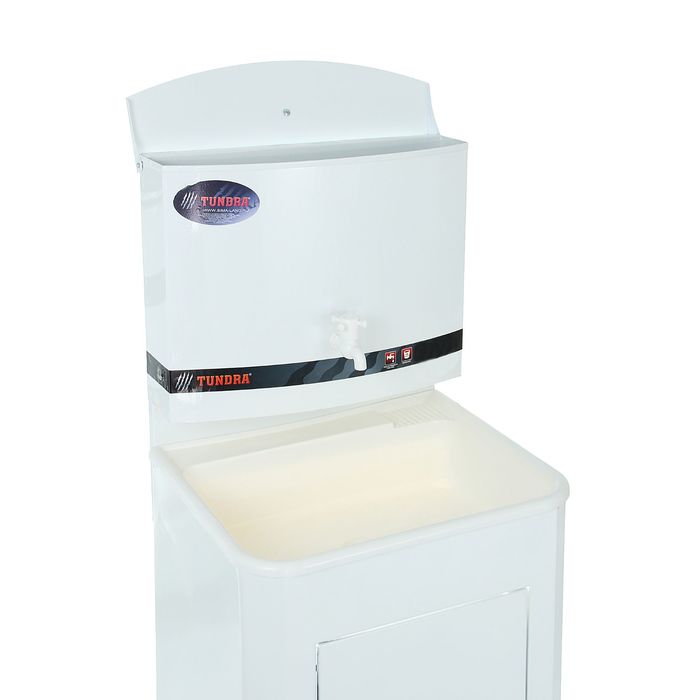 Умывальник Tundra, без электроводонагревателя, пластиковая мойка, 15 л, белый