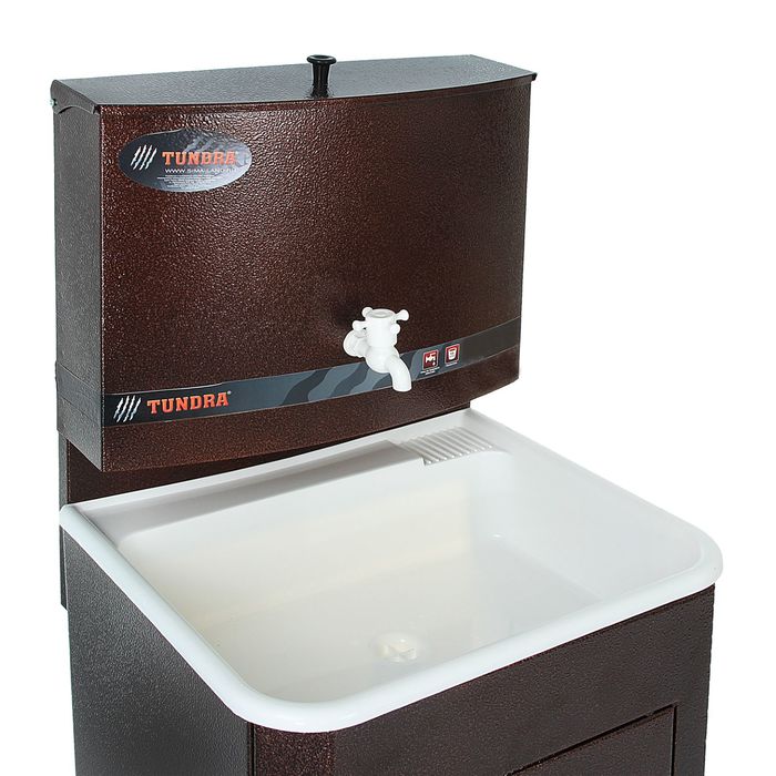 Умывальник Tundra, без электроводонагревателя, пластиковая мойка, 15 л, медь