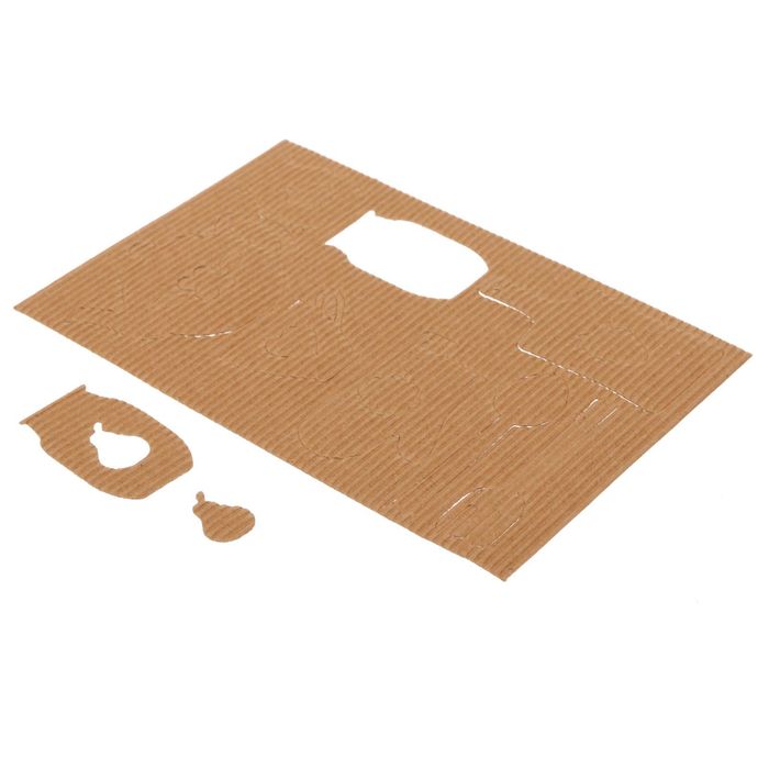 Чипборд из гофрокартона "Чаепитие", 11 х 16 см