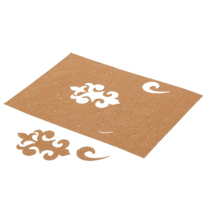 Чипборд из гофрокартона "Резные украшения", 11 х 16 см