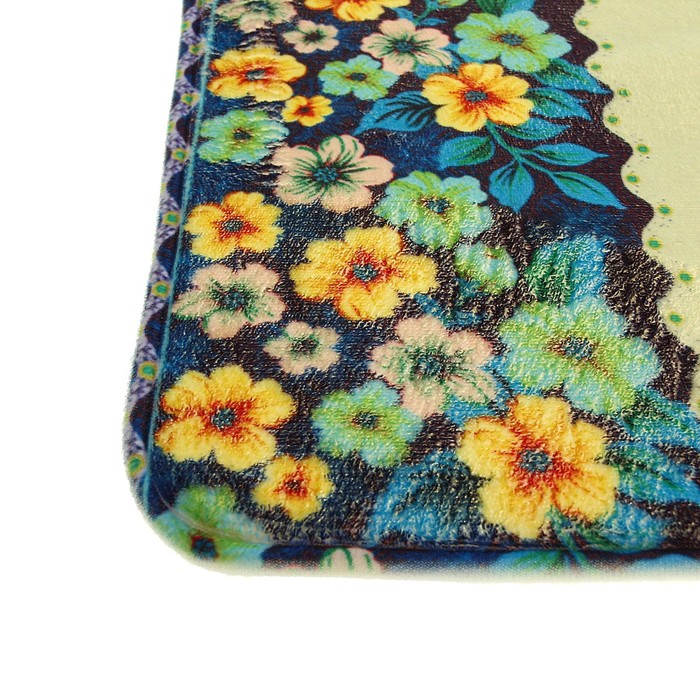 Набор ковриков для ванной и туалета "Полевые цветы" 3 шт