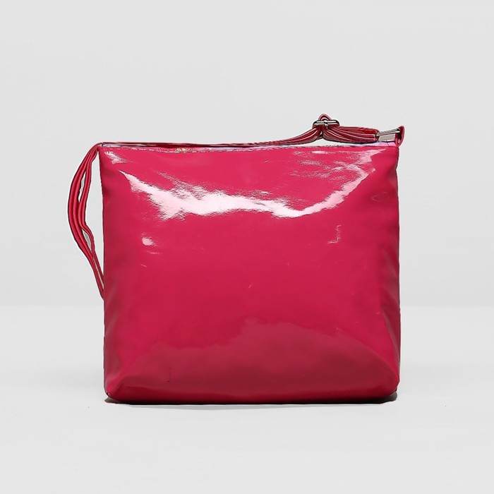 Сумка детская на молнии "Маки", 1 отдел, цвет розовый