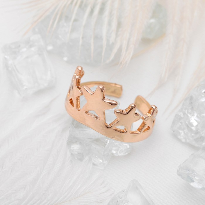 Кольцо "Корона", цвет золото, размер 16