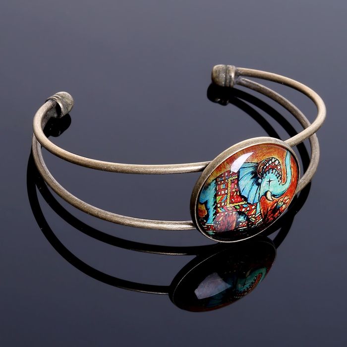 Браслет ассорти Candy индийский слон, цветной