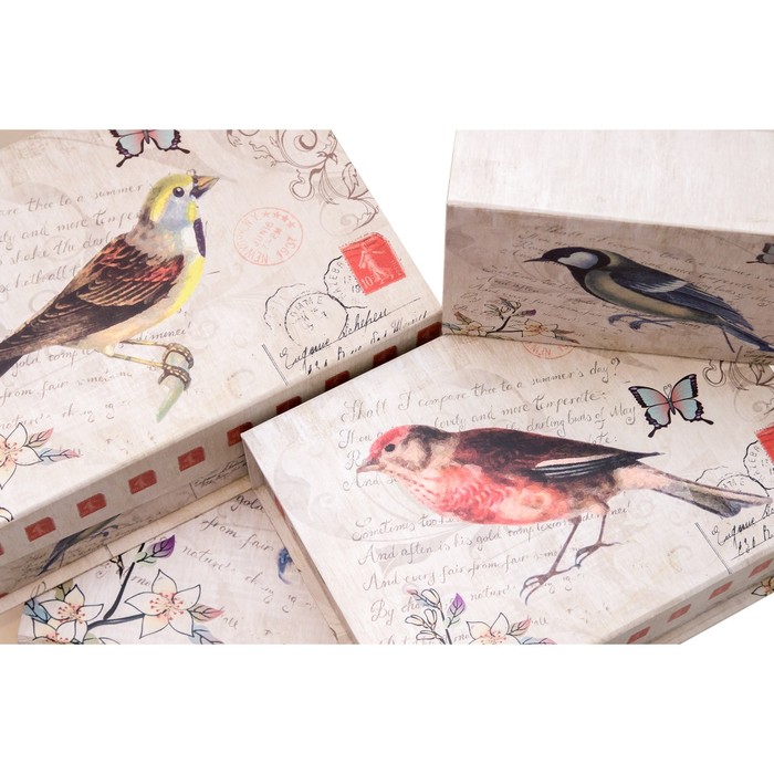 Набор коробок 4в1, 40 х 30 х 13 см