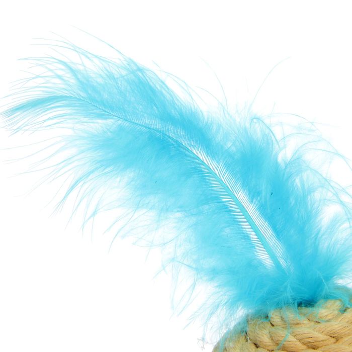 Когтеточка-шар из джута, 8 см, микс цветов