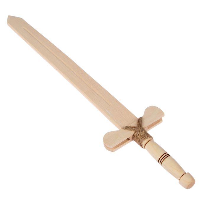 Сувенир деревянный "Меч богатырский", 60 см, массив бука