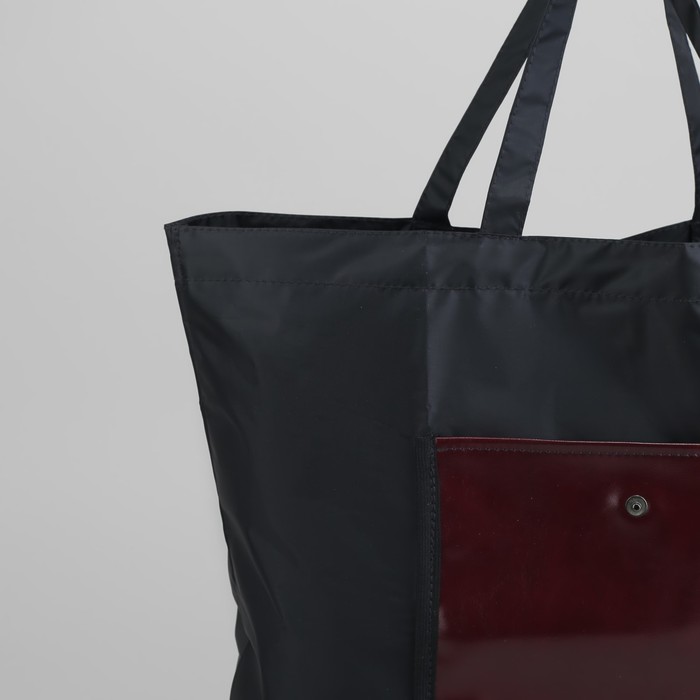 Сумка на молнии складная, 1 отдел, наружный карман, МИКС