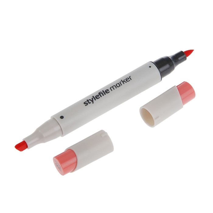 Маркер художественный набор StyleFile 12 цветов Brush (двухсторонний: кисть/скошенный) основные цвета C SFSBR12MC