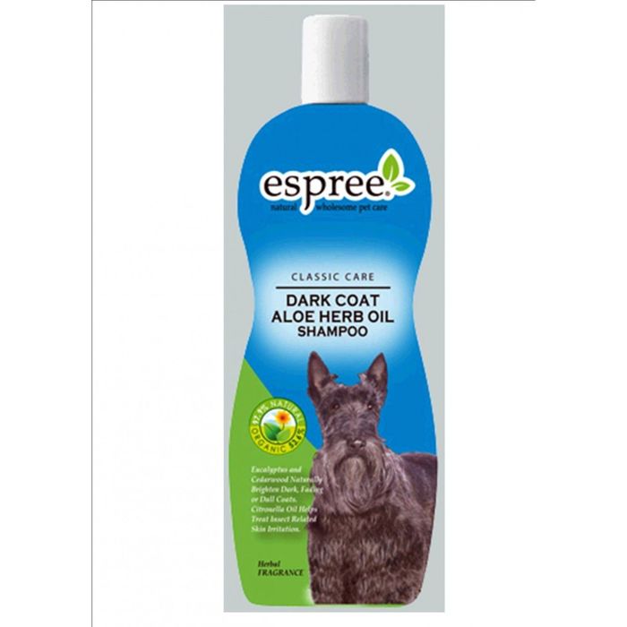 Шампунь Espree с алоэ и растительными маслами для собак и кошек с темной шерстью, 355 мл