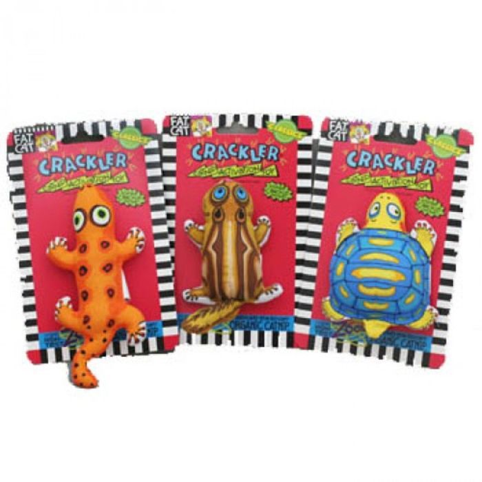 Игрушка для кошек Fat Cat - "Хрустящая зверушка", мягкая, микс