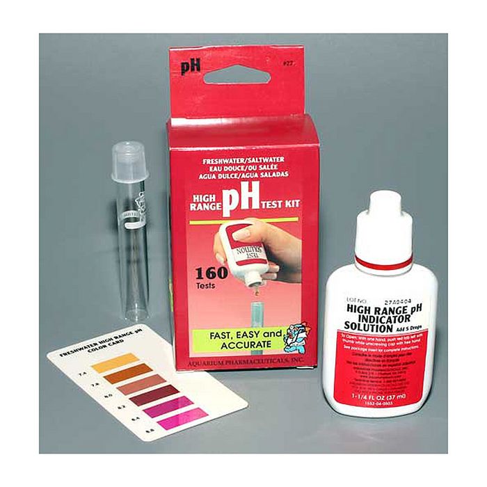 Набор API "Хай Рандж рН Тест Кит" - для измерения уровня pH в пресной и морской воде