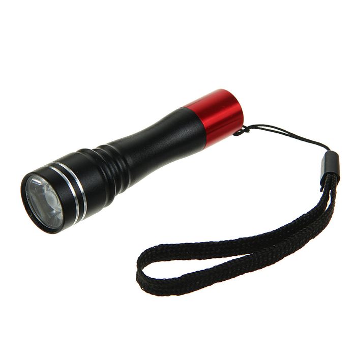 Фонарь Clap, 1 диод, 1 режим, рассеиватель с 2 кольцами, 1 ААА, микс