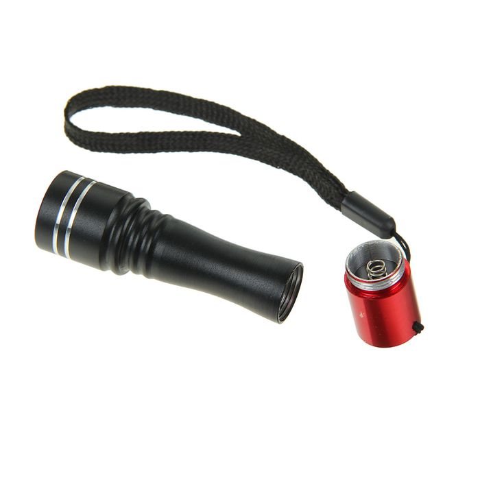 Фонарь Clap, 1 диод, 1 режим, рассеиватель с 2 кольцами, 1 ААА, микс