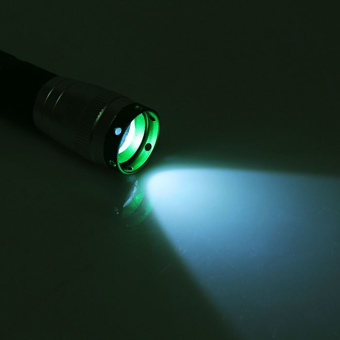 Фонарь «Рёбрышки», CREE-XP, zoom, рассеиватель с отверстиями, микс