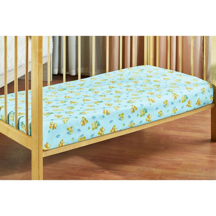 Простыня на резинке детская, размер 60х120х20 см 114612110-18