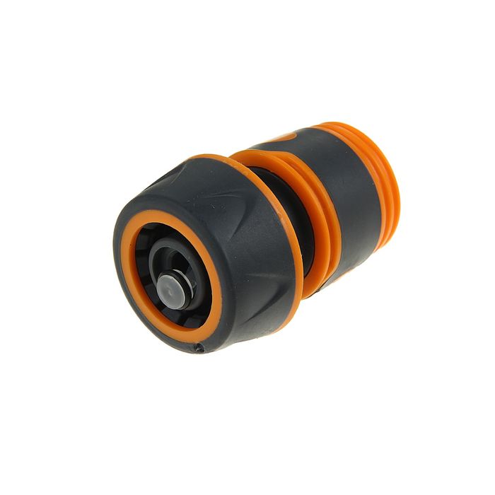 Коннектор с аквастопом, 1" (25 мм), ABS-пластик