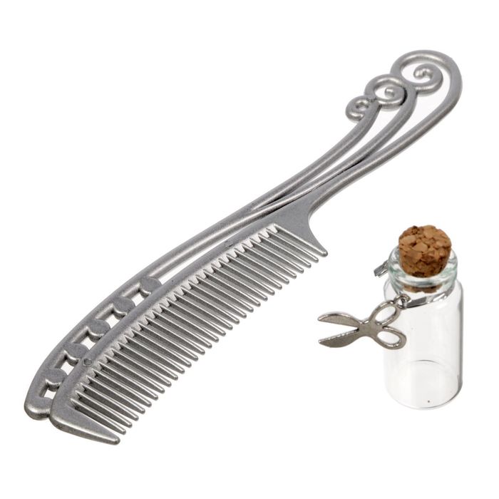 Шкатулка для хранения первого локона "Первый локон любимой малышки" с расческой