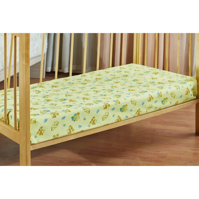 Простыня на резинке детская, размер 60х120х20 см 114612110-10
