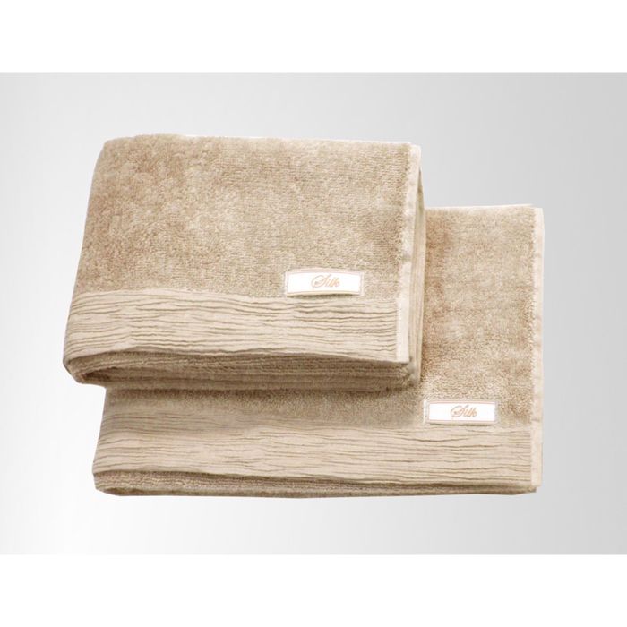 Шелковое махровое полотенце Silk, размер 70х135 см 616810714-10