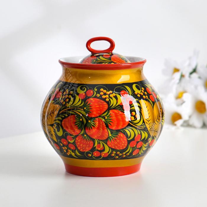 Сервиз чайный «Хохлома», на 6 персон, керамика