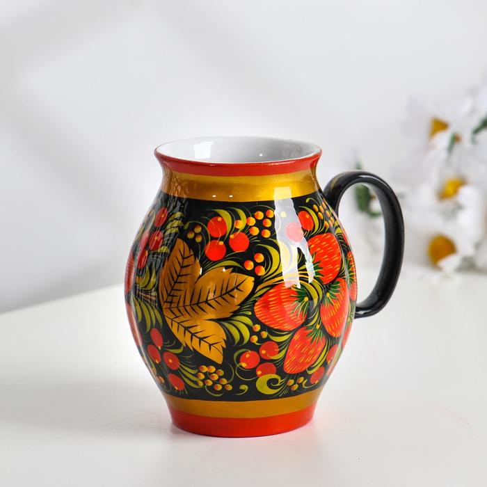 Сервиз чайный «Хохлома», на 6 персон, керамика