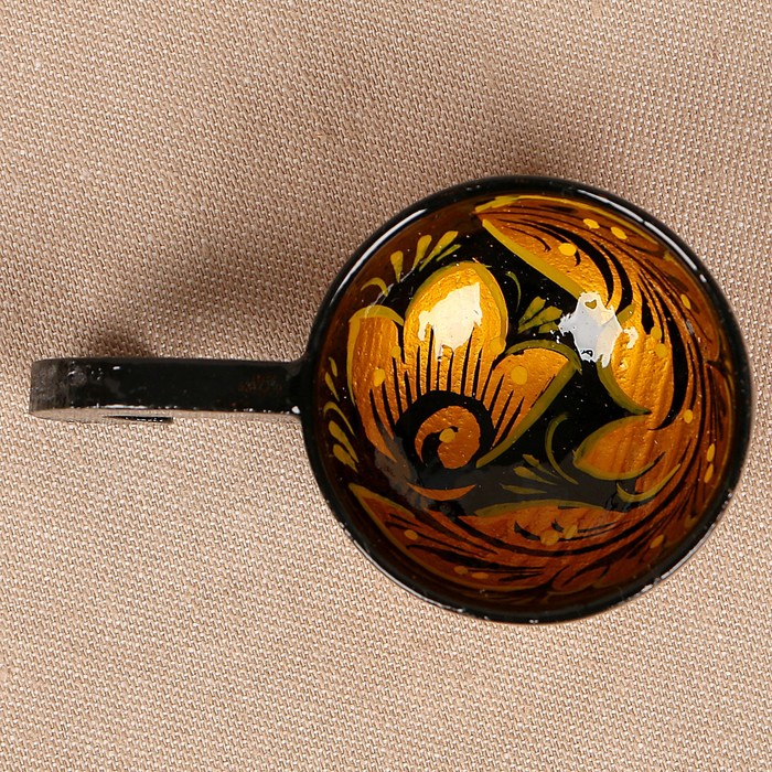 Ковш «Лебедь», 6 черпаков, хохлома