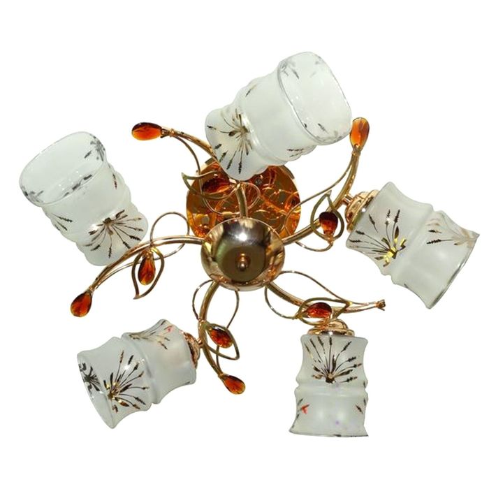 Люстра "Нанси" 5 ламп 60Вт Е27 золото