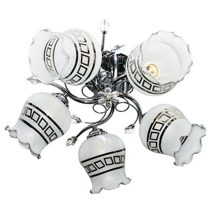 Люстра "Верона" 5 ламп 60Вт Е27 хром