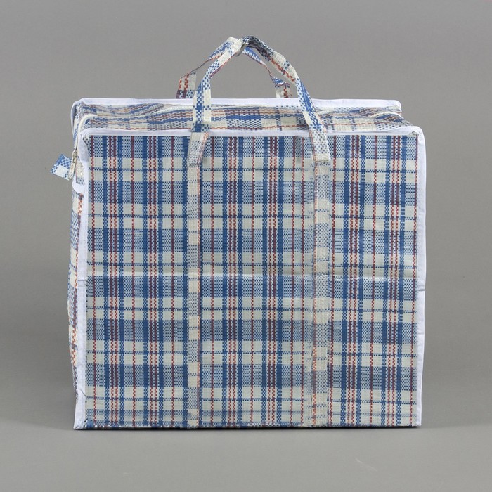 Сумка хозяйственная на молнии, 1 отдел, цвет МИКС