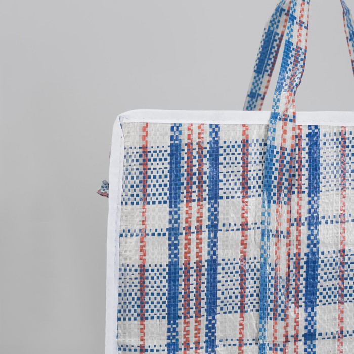 Сумка хозяйственная на молнии, 1 отдел, цвет МИКС