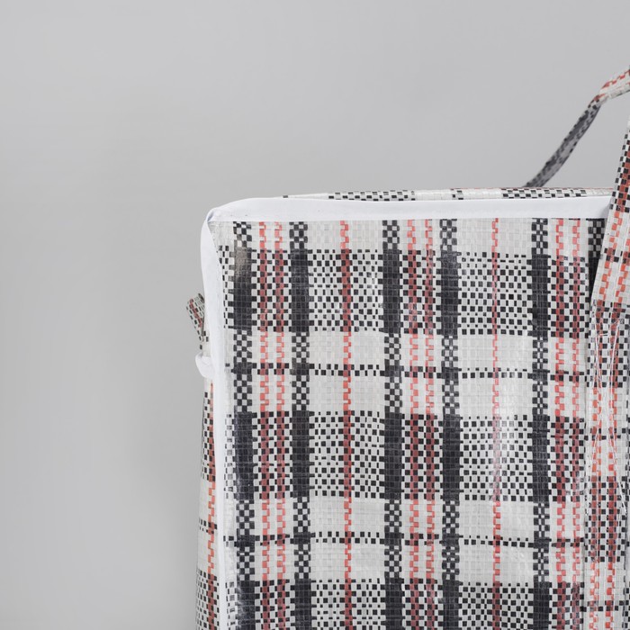 Сумка хозяйственная на молнии, 1 отдел, цвет МИКС