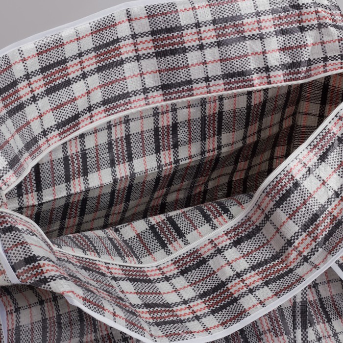 Сумка хозяйственная на молнии, 1 отдел, цвет МИКС