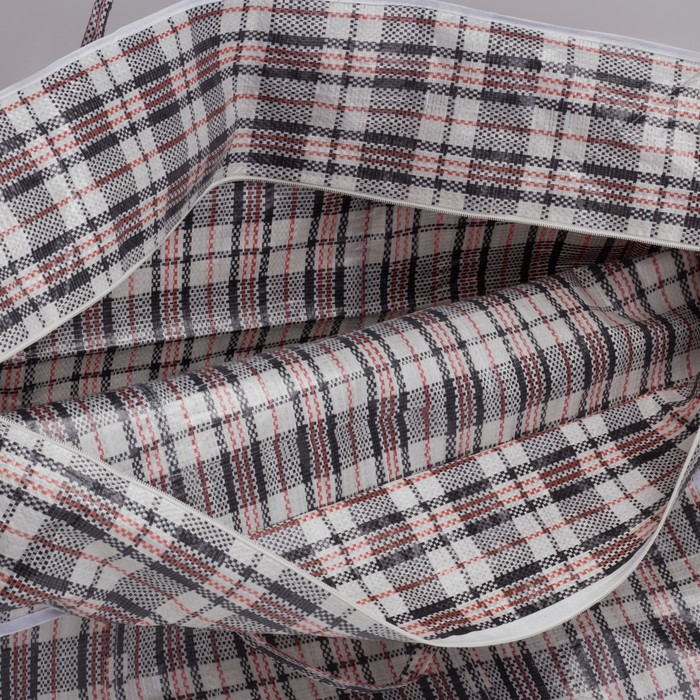 Сумка хозяйственная на молнии, 1 отдел, цвет МИКС