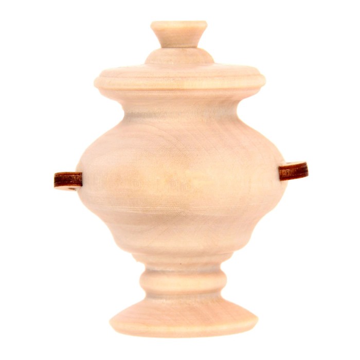 Заготовки для декорирования Mr. Carving  DE-052 "самовар-половинка" дерево 6.5 х 6 см с магн