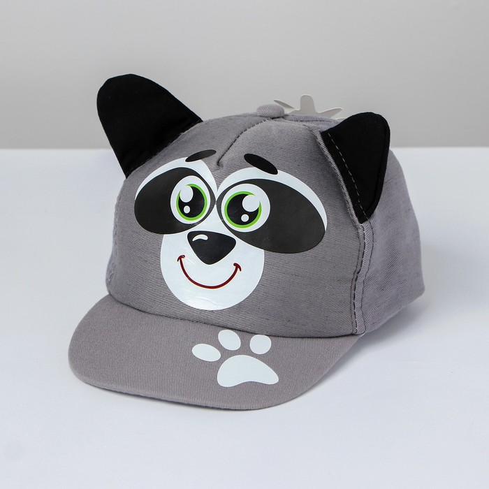 Кепка детская "Енотик", р-р. 44-48, 2-3 года