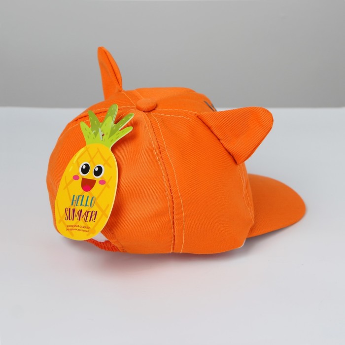 Кепка детская "Лисичка" р-р44-52, 2-3 года