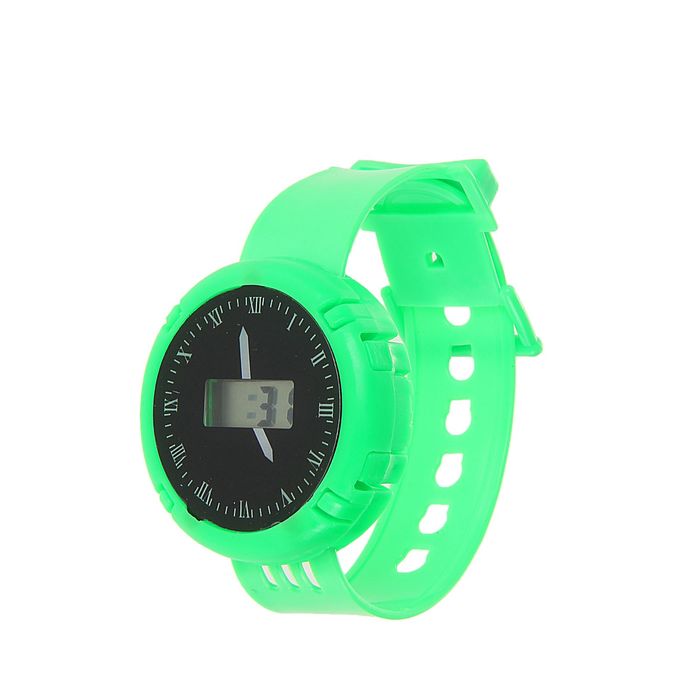 Часы наручные циферблат круг с римскими цифрами, микс 22,5см