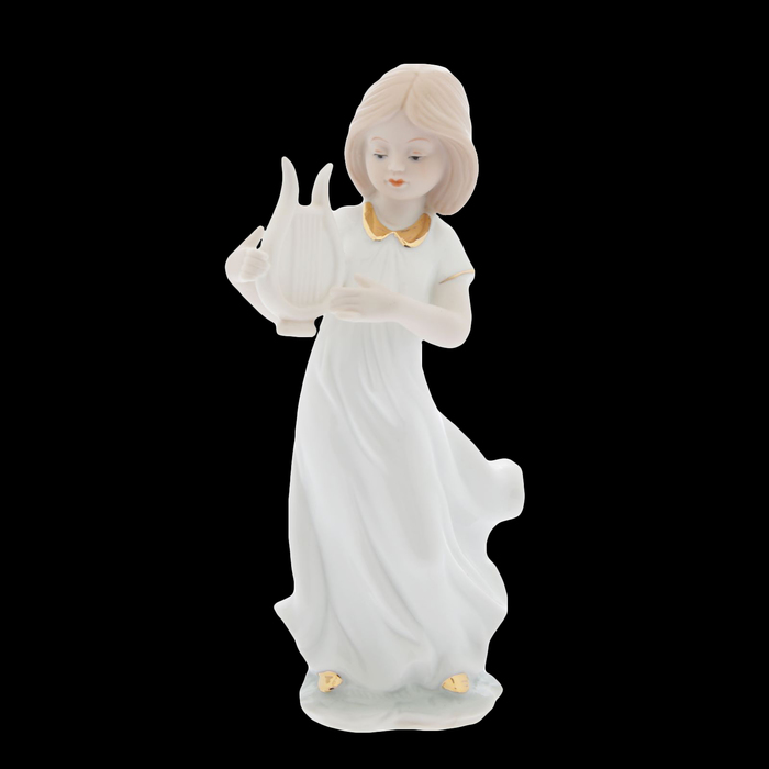 Сувенир "Девочка с лирой" 16,5х,5х5,5 см