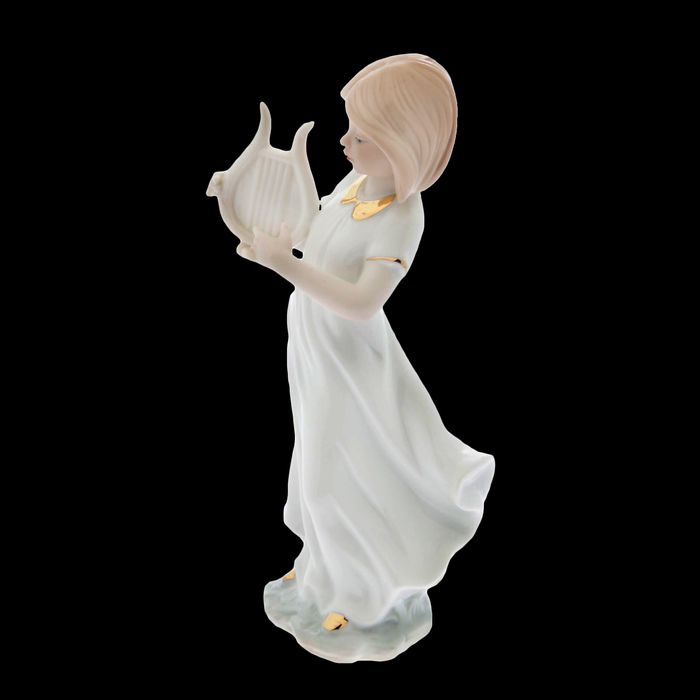 Сувенир "Девочка с лирой" 16,5х,5х5,5 см