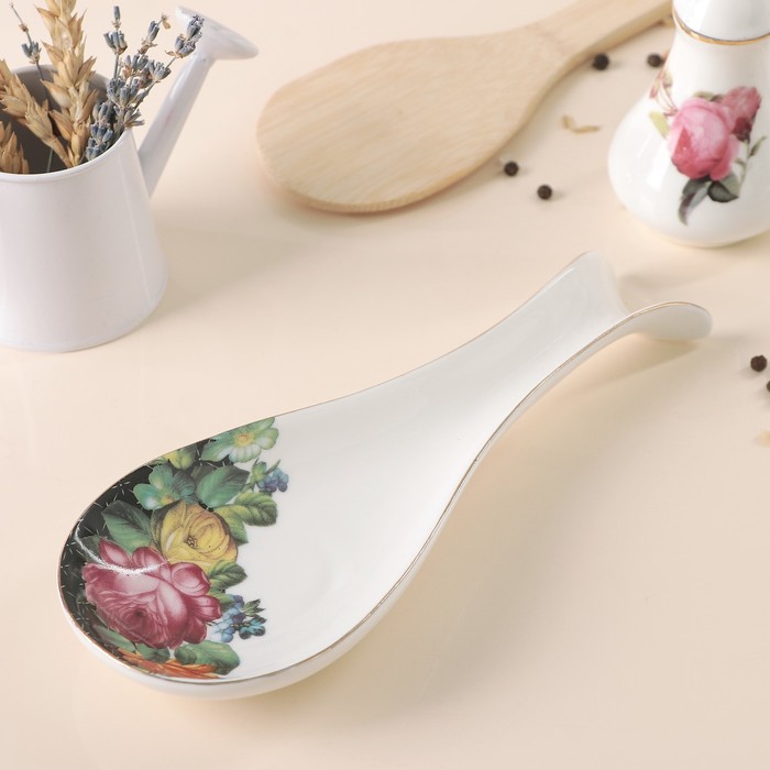 Подставка под ложку "Роковая роза"