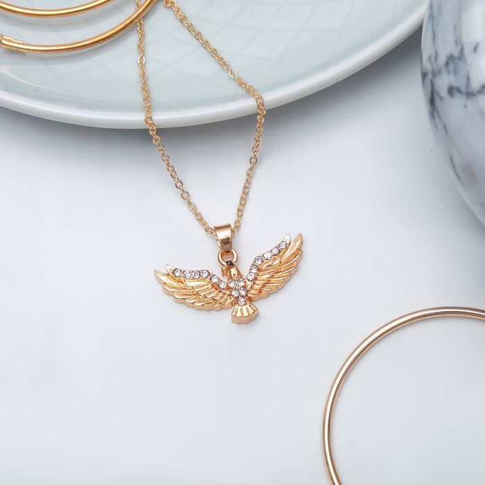 Кулон "Орёл", цвет золото