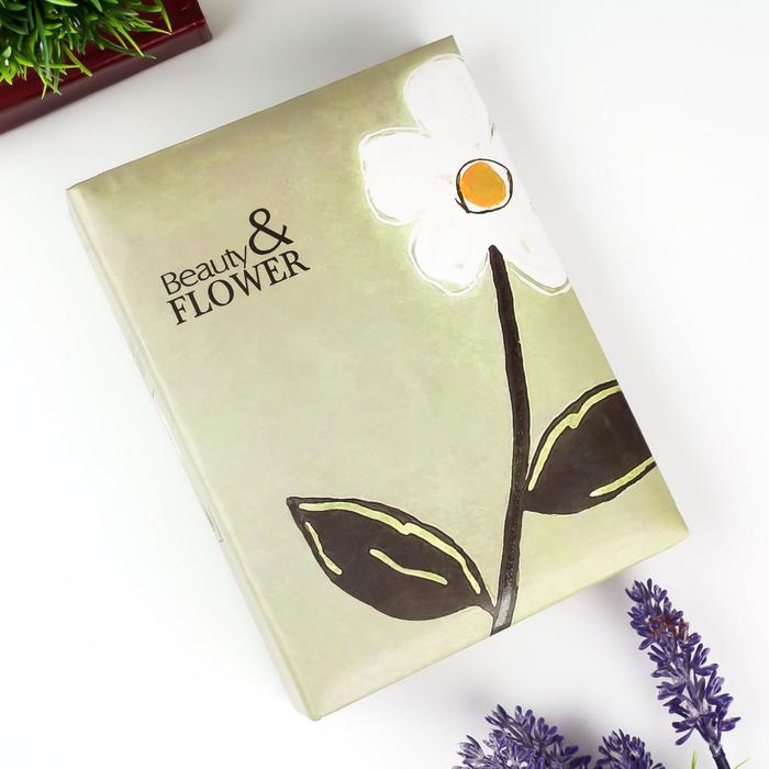 Фотоальбом на 100 фото 10х15 см "Ботаника" МИКС 17х12х5 см